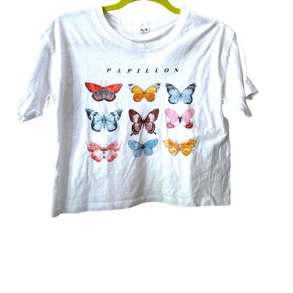 Garage Papillon Butterfly t-shirt cropped.